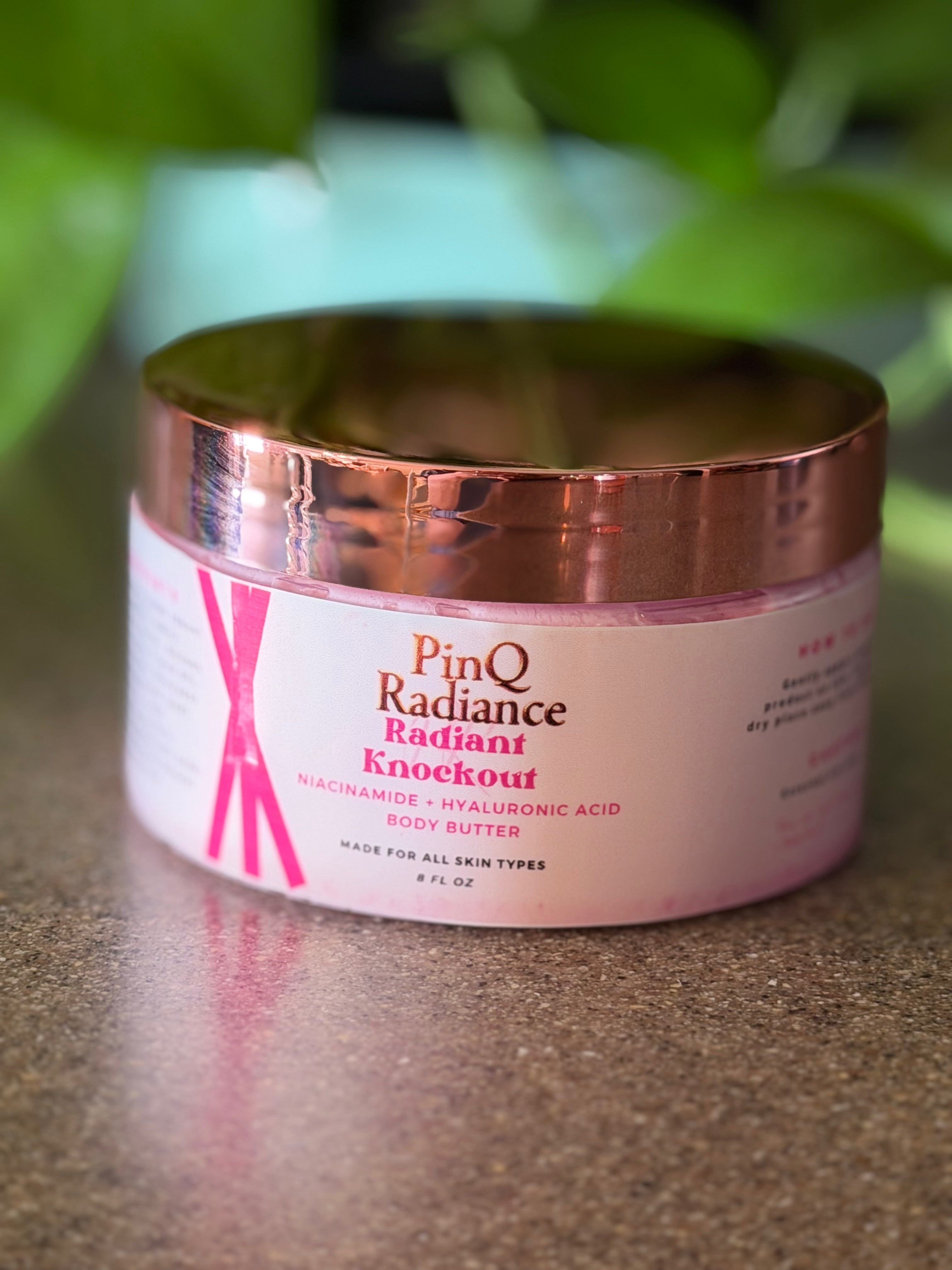 Radiant Knockout| Niacinamide & Hyaluronic Acid Body Butter